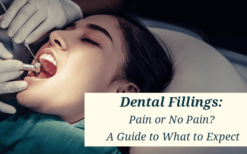 Ceramic filling is usually painless