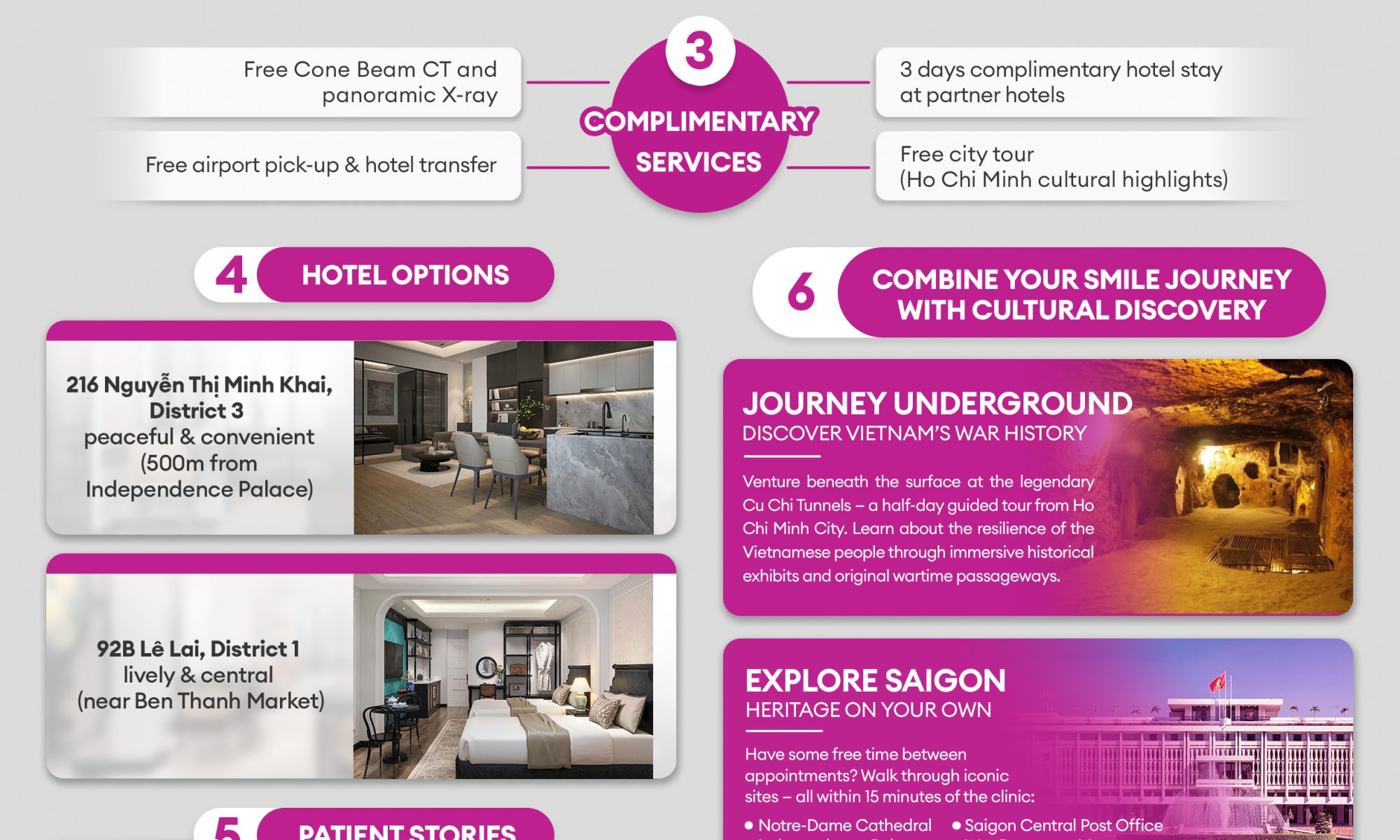 From smile design to city discovery – enjoy world-class dental care with local hospitality