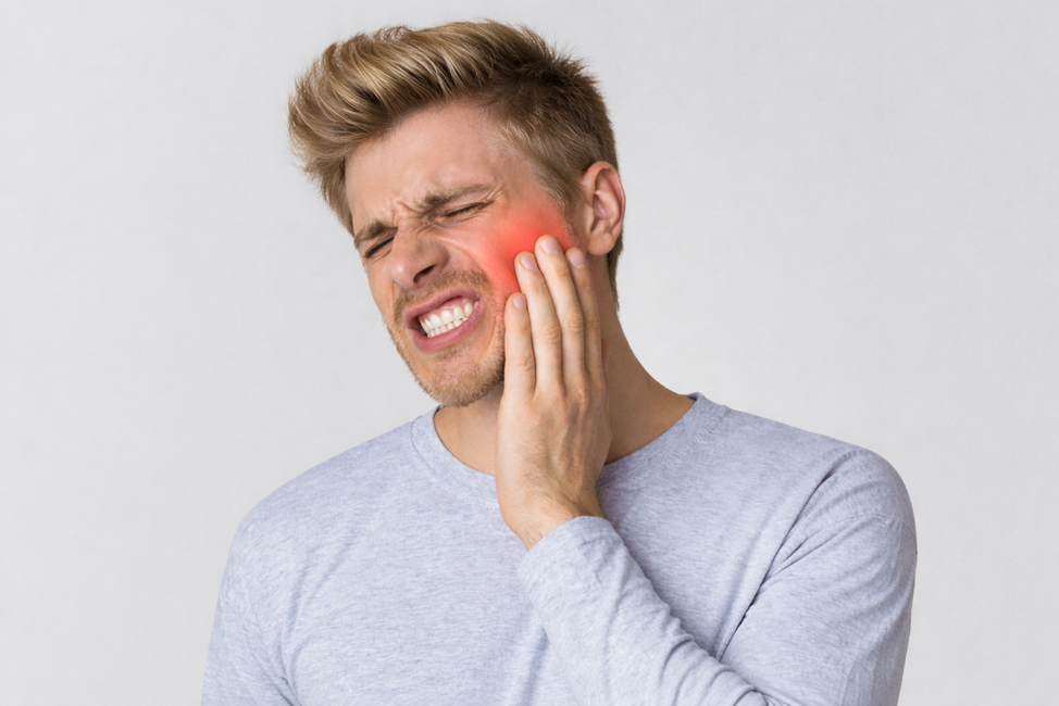 A horizontal impaction lies sideways against the second molar, which is why decay often starts on the molar behind it.