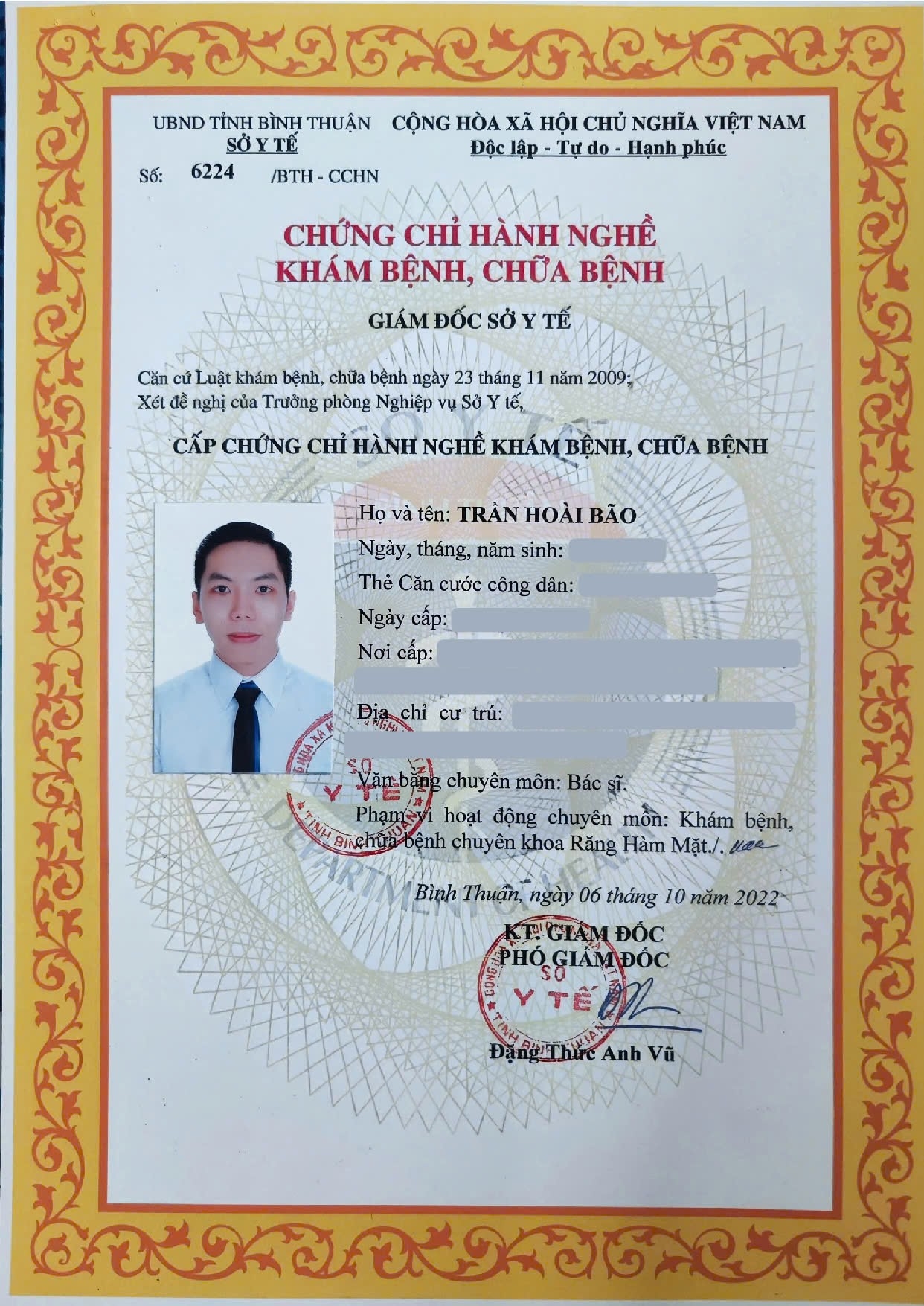 cchn bs trần hoài bão