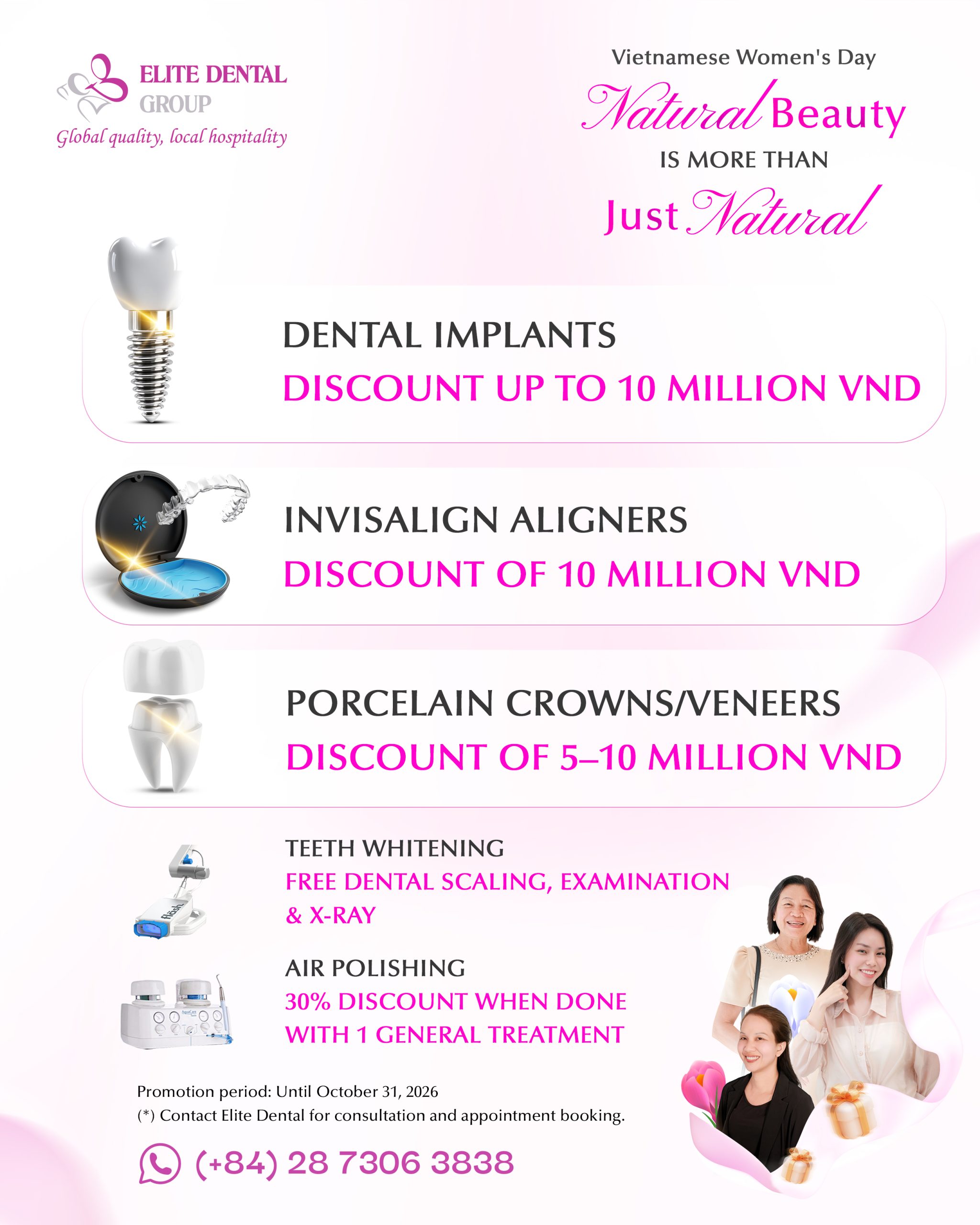 Elite Dental English promotion - Desktop