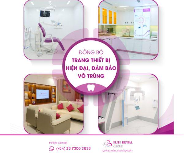 Môi trường đảm bảo vô trùng đạt tiêu chuẩn quốc tế, an toàn cho khách hàng và nhân viên Y tế.