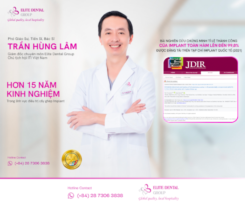 Các ca All-on-6 đều được dẫn dắt chuyên môn bởi PGS.TS.BS Trần Hùng Lâm