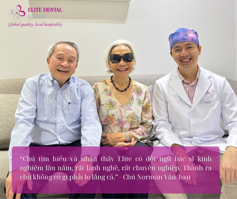 Những chia sẻ của chú khi sử dụng dịch vụ trồng răng Implant tại Elite Dental