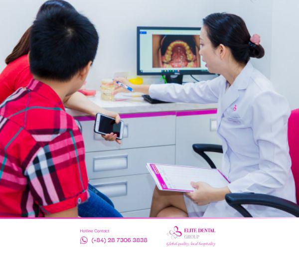 Quá trình chẩn đoán và thăm khám tại Elite Dental đảm bảo kết quả chính xác nhờ hỗ trợ từ máy móc hiện đại, cũng như trình độ chuyên môn cao của Bác sĩ.