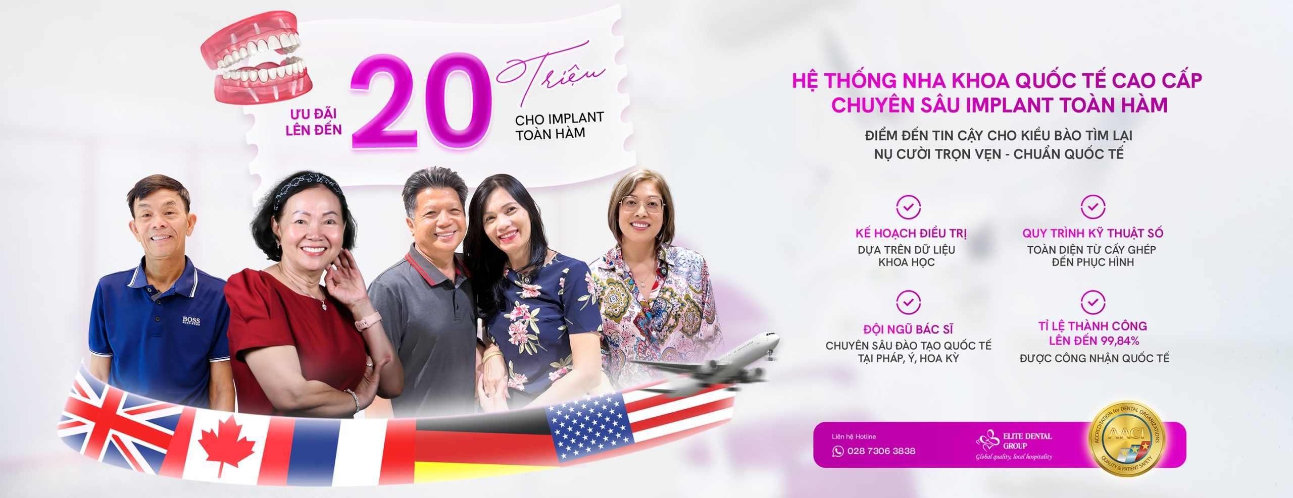 5 lý do kiều bào tin tưởng lựa chọn Elite Dental để trồng răng Implant toàn hàm tại Việt Nam