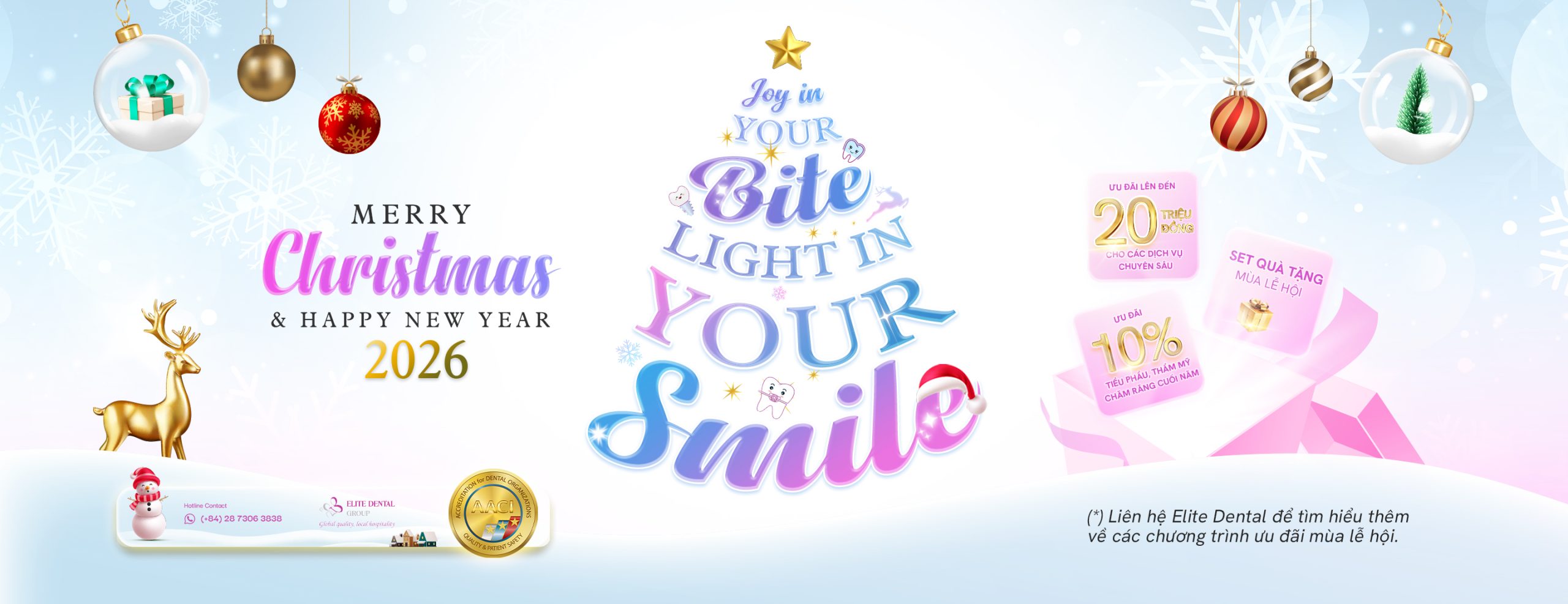 Nụ Cười An Lành cùng Elite Dental - Giáng sinh 2025