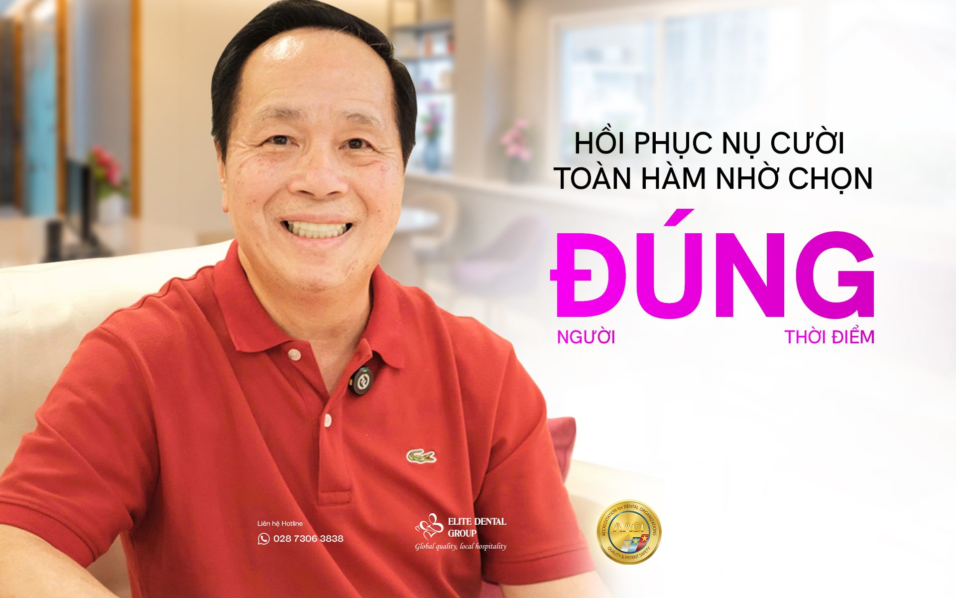 HỒI PHỤC NỤ CƯỜI TOÀN HÀM NHỜ CHỌN ĐÚNG NGƯỜI - ĐÚNG THỜI ĐIỂM Chú Văn Minh