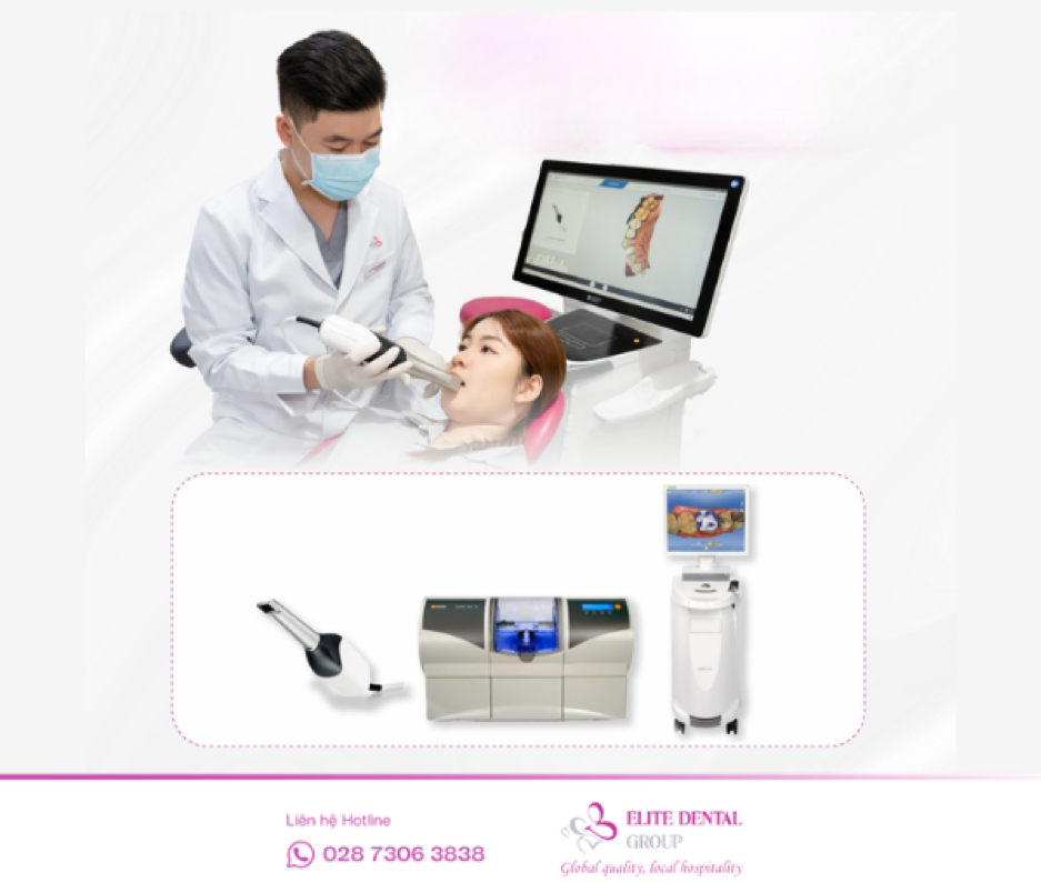 Elite Dental ứng dụng công nghệ CAD/CAM trong phục hình răng sứ