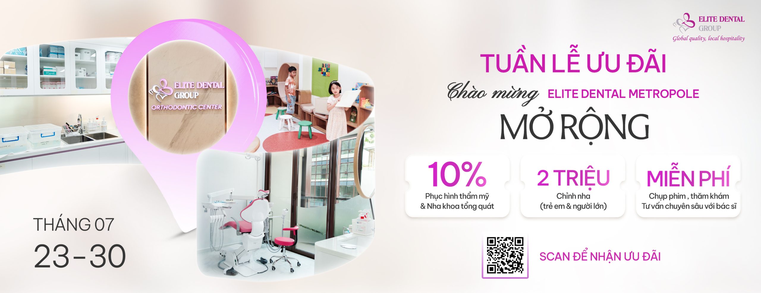 Elite Dental Metropole mở rộng không gian