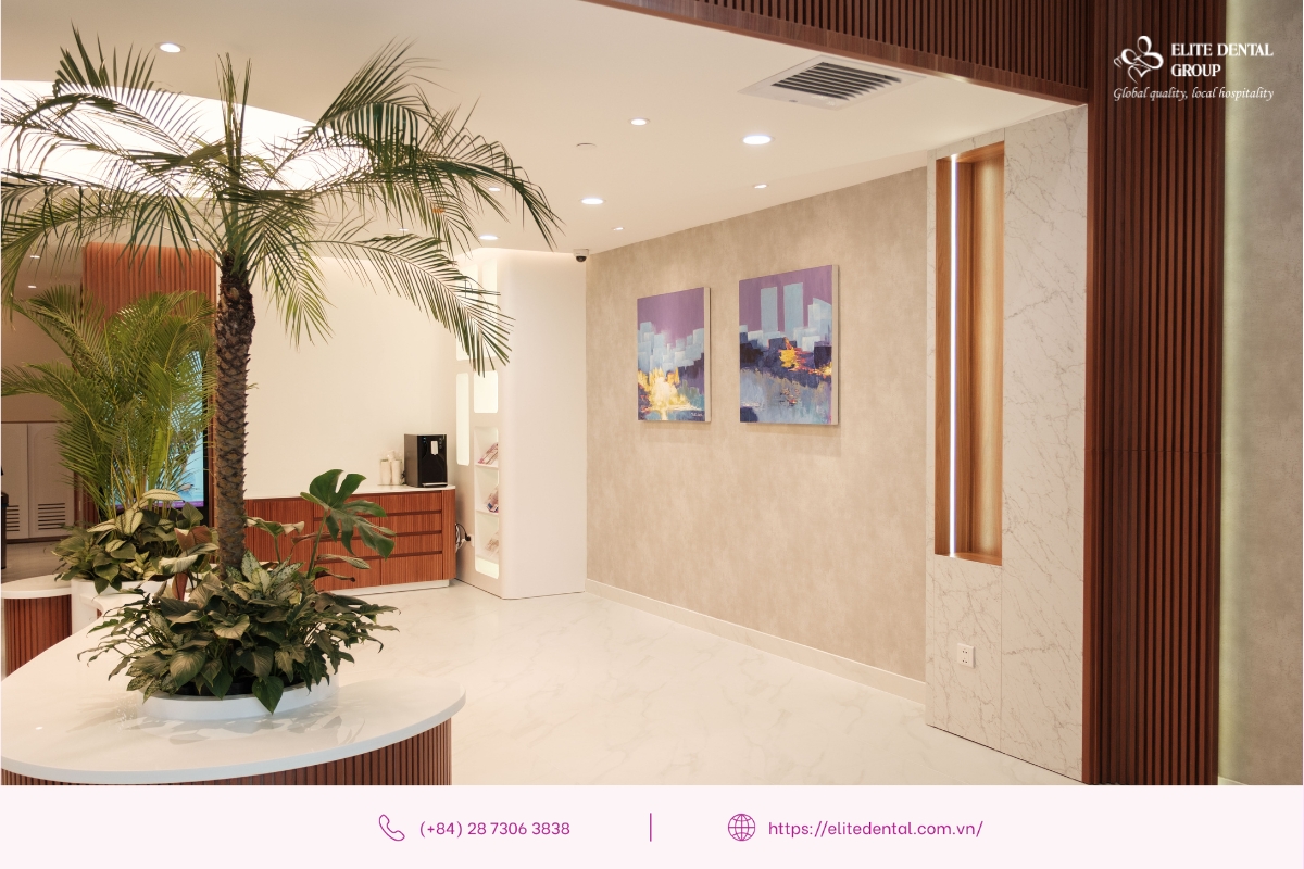 elite dental metropole mở rộng khu vực sảnh chờ 2026