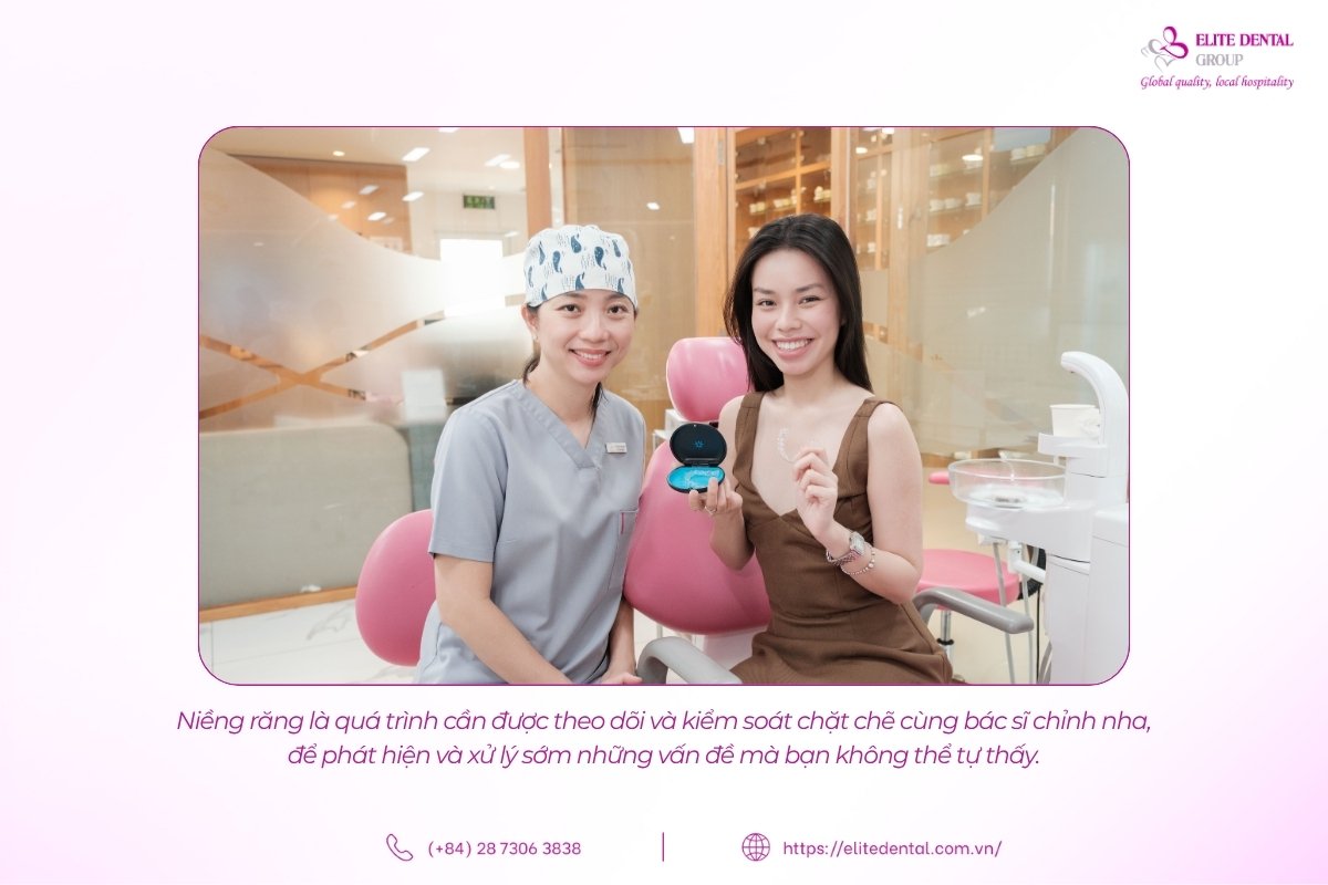 niềng răng cần kiểm soát bởi bác sĩ chỉnh nha có chuyên môn