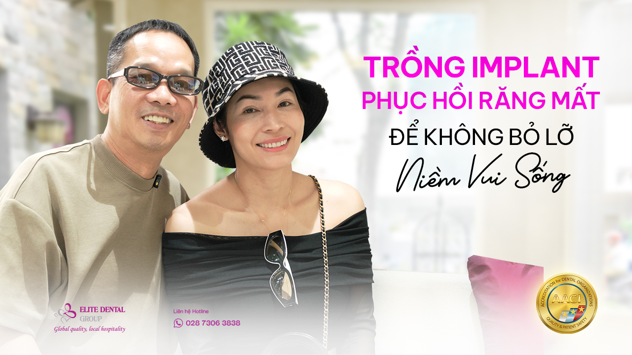 anh hồng huy khách hàng trồng răng implant tại elite dental